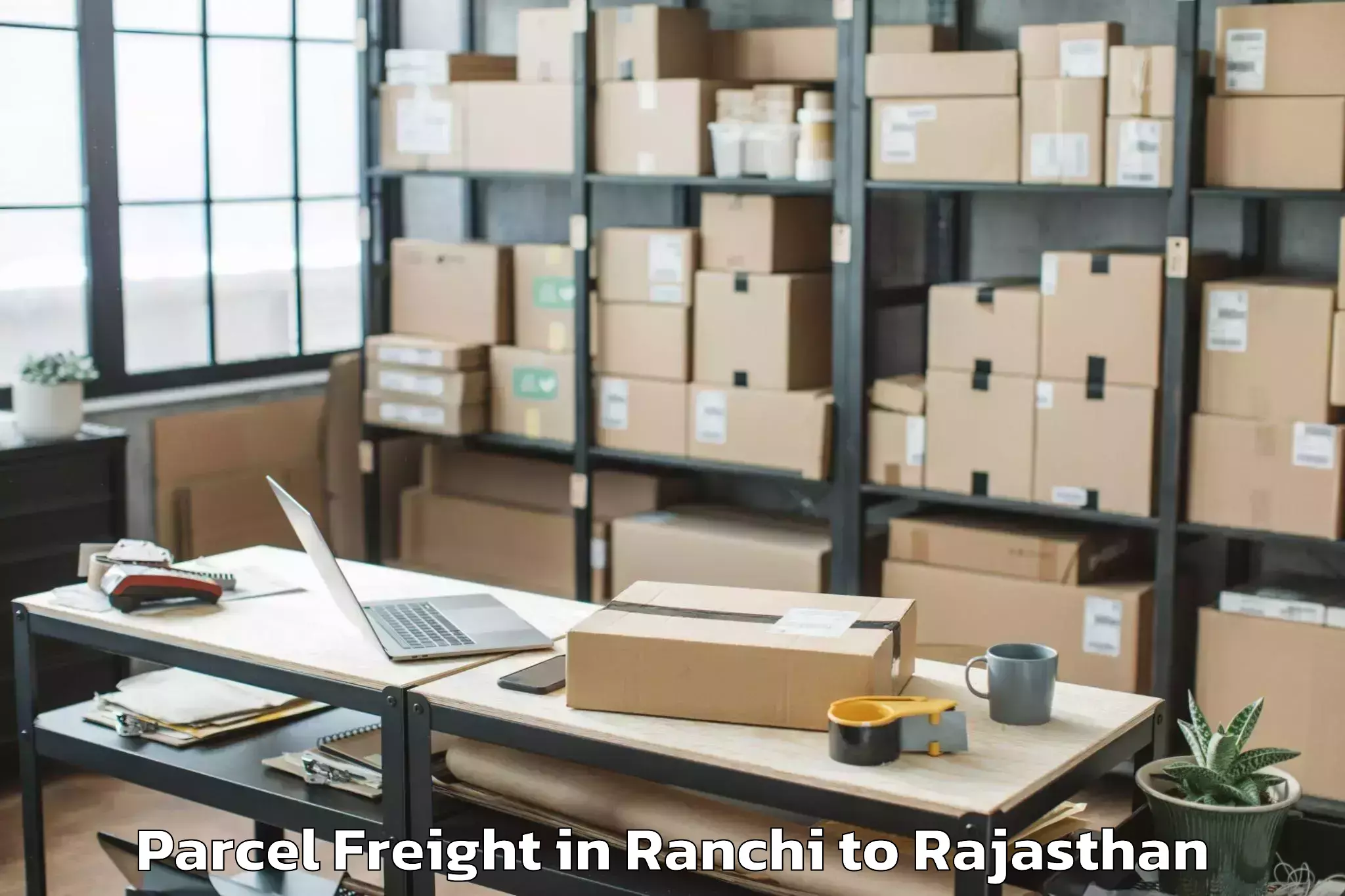 Leading Ranchi to Reengus Parcel Freight Provider